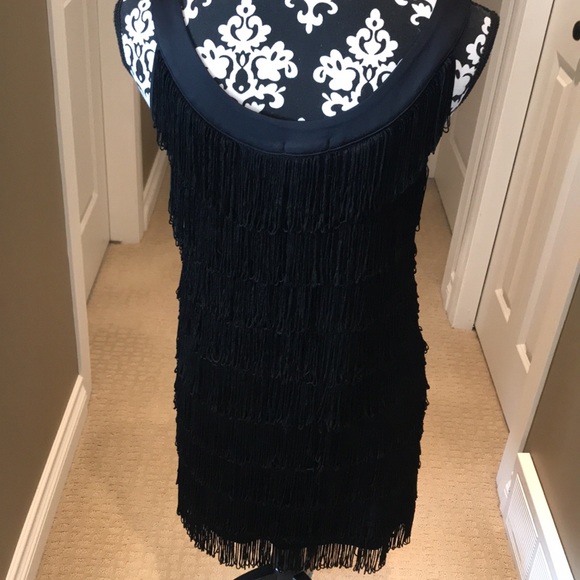 Just listed❤️ fabulous black LBD flapper dress - Picture 4 of 13